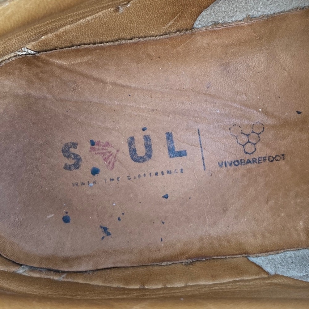 Vivobarefoot Soul of Africa Leather Barefoot Sneakers‎ Off White EUR 40L Womens - Picture 8 of 9